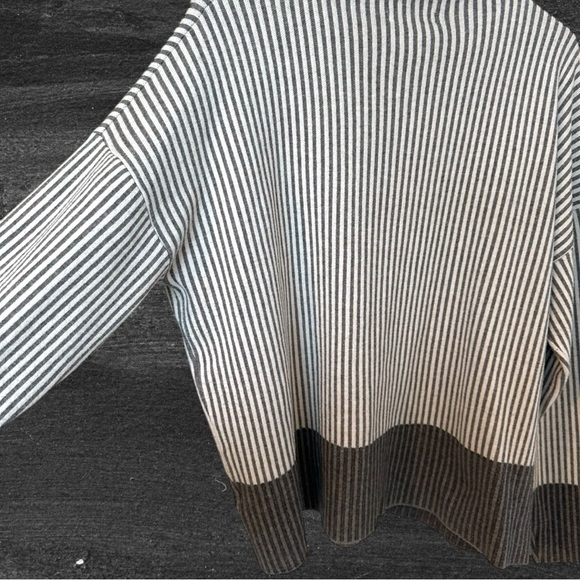 Rachel Zoe Striped Mock Neck Sweater #002 - Picture 9 of 13